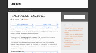 
                            5. LiteBlue USPS Official【LiteBlue.USPS.gov】