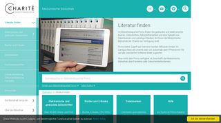 
                            3. Literatur finden: Medizinische Bibliothek - Charité ...