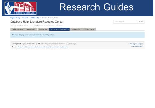 
                            9. Literature Resource Center - Database Help - Research Guides at ...