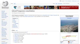 
                            10. Litoral Varguense conurbation - Wikipedia