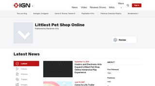 
                            3. Littlest Pet Shop Online - IGN.com