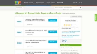 
                            7. Littlewoods UK Discount Code, Coupons, Promo Codes 2019