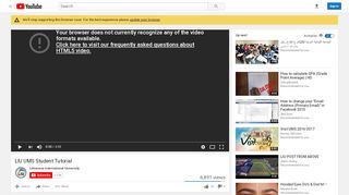 
                            8. LIU UMS Student Tutorial - YouTube