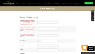 
                            3. Live Account - Fullerton Markets