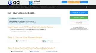 
                            10. Live Account Login Page | Forex - CFD/Share | GCI Online Trading