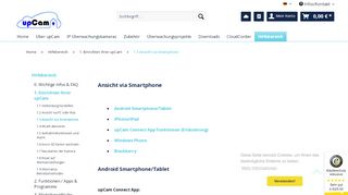 
                            8. Live-Ansicht der upCam auf dem Smartphone oder Tablet