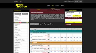 
                            2. LIVE - Betting company Pari-Match