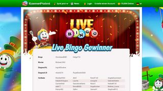 
                            6. Live Bingo - Online Spiele | Kostenlose Online Spiele bei GAMEPOINT!