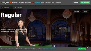 
                            10. Live Casino | Live Casino UK Roulette | No Deposit Bonus - TonyBet