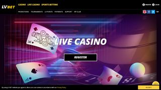 
                            6. Live Casino | Play Online Blackjack, Roulette and Poker Live | LV BET