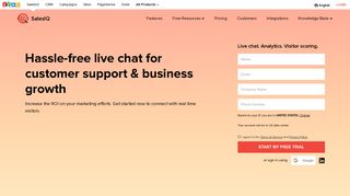 
                            3. Live Chat Customer Support Software - Zoho SalesIQ