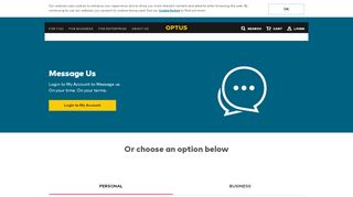 
                            12. Live Chat - Optus