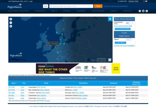 
                            13. Live Cityjet Flight Status FlightAware