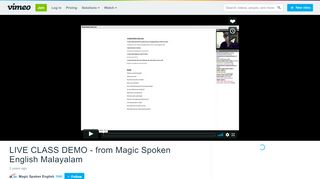 
                            8. LIVE CLASS DEMO - from Magic Spoken English ...