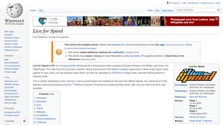 
                            8. Live for Speed - Wikipedia