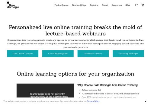 
                            8. Live Online | Dale Carnegie Training