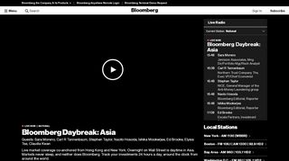 
                            11. Live Radio - Bloomberg