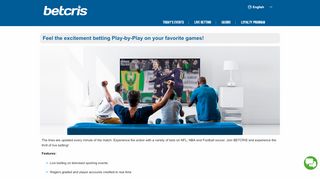 
                            5. Live Sports Betting at BETCRIS.com - Live Betting Odds