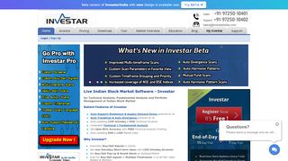 
                            6. Live Stock Market Software for Indian Stock Market-Investar | Free Trial ...