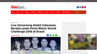 
                            5. Live Streaming Wakil Indonesia Beraksi pada Point Blank World ...