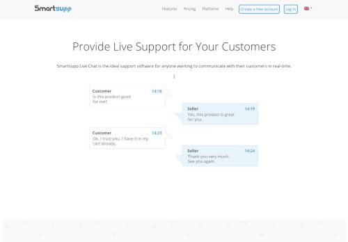 
                            7. Live Support Chat for Your Website | Smartsupp.com