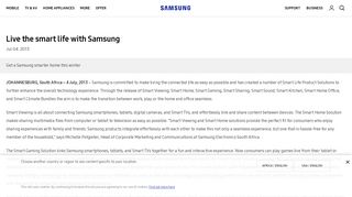 
                            5. Live the smart life with Samsung | Samsung AFRICA_EN