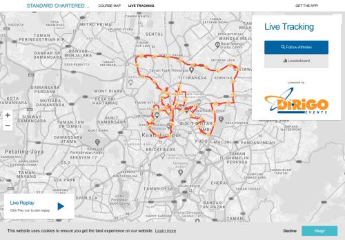 
                            12. Live tracking of the Standard Chartered KL Marathon 2017