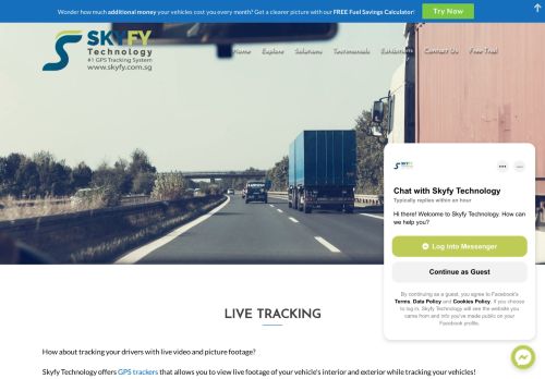 
                            2. Live Tracking - Skyfy Technology Pte Ltd