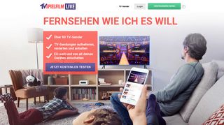 
                            3. LIVE TV: Online Fernsehen mit TV Spielfilm LIVE