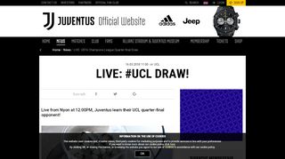 
                            7. LIVE: UEFA Champions League Quarter-final Draw - ...