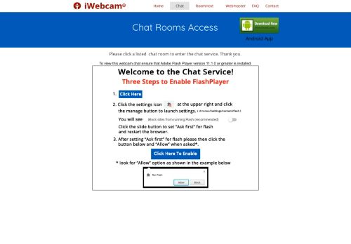 
                            5. Live Video Webcam Chat Room Service - Chat | iWebcam.com