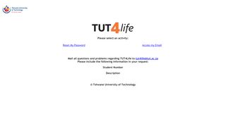 
                            1. Live your life - TUT