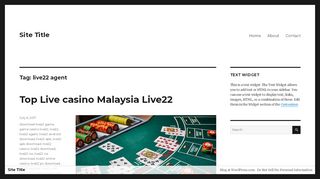 
                            8. live22 agent – Site Title - Play Live22 Online casino Malaysia