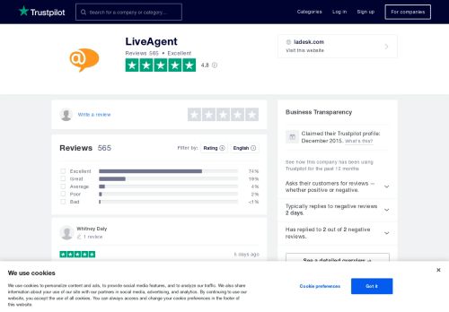 
                            13. LiveAgent Reviews | Read Customer Service Reviews of ladesk.com