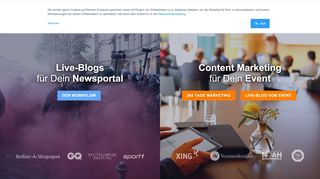 
                            10. Liveblogging Software für News und Events — storytile aus München
