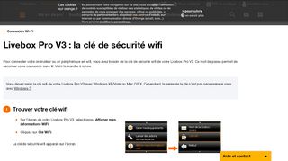 
                            12. Livebox Pro V3 : la clé de sécurité wifi - Assistance Orange