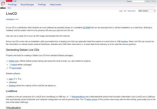 
                            5. LiveCD - Debian Wiki