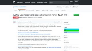 
                            1. liveCD user/password issue ubuntu mini remix 12.04 · Issue #45 ...