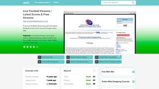 
                            3. livefootballstreams.co.uk - Live Football Streams | Latest... - Live ...