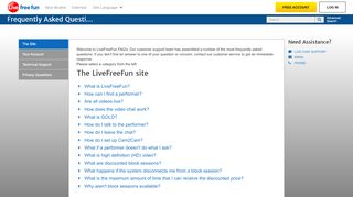 
                            3. LiveFreeFun - Frequently Asked Questions | LiveFreeFun.com