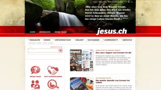 
                            8. Livenet - www.jesus.ch