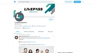 
                            4. Livepass Argentina (@livepassarg) | Twitter