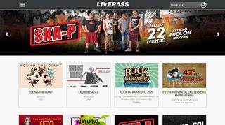 
                            1. Livepass | Venta de Tickets