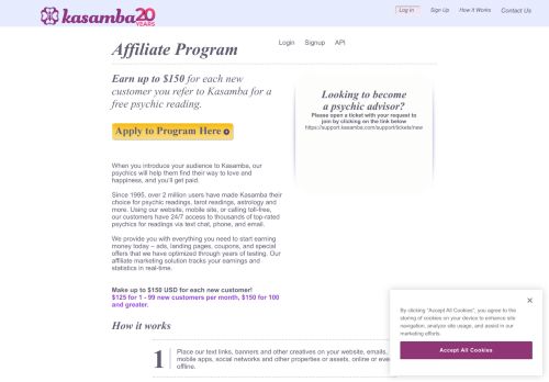 
                            11. LivePerson's Expert Advice Affiliate Program - Kasamba