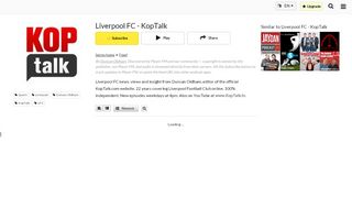 
                            12. Liverpool FC - KopTalk podcast - Player FM