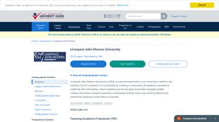 
                            10. Liverpool John Moores University - Complete University Guide