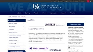 
                            9. LiveText - University of South Alabama