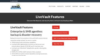 
                            7. LiveVault Features - Remote Data Backups - Secure Cloud Managed ...