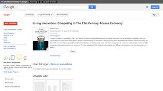 
                            12. Living Innovation: Competing In The 21st Century Access Economy - Resultat for Google Books