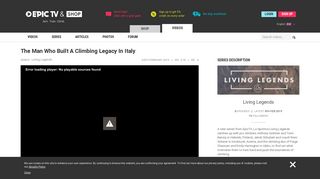 
                            9. Living Legends | EpicTV